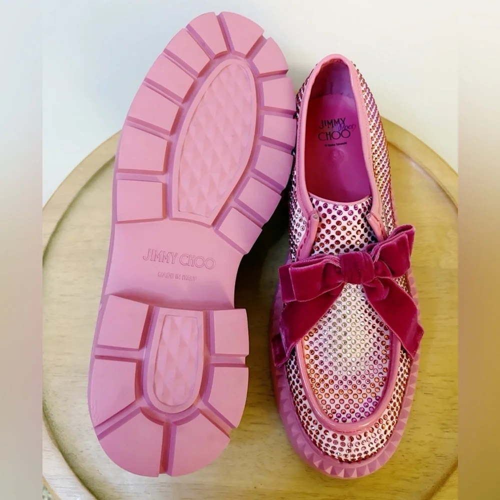 New Jimmy Choo x Super Sailor Moon Marlow Loafers Shoes